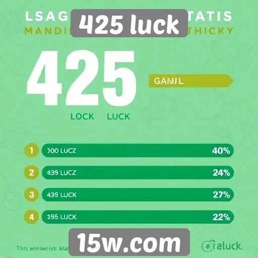Estatísticas sobre jogadores ativos no 425 luck