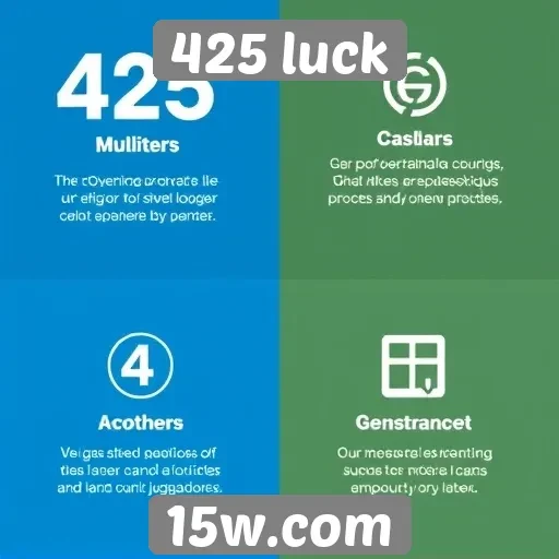Características do site de jogos 425 luck