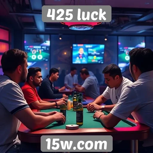Comportamento dos jogadores e interação no 425 luck