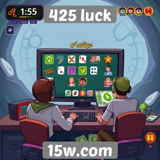 Avaliação da interface do usuário em 425 luck